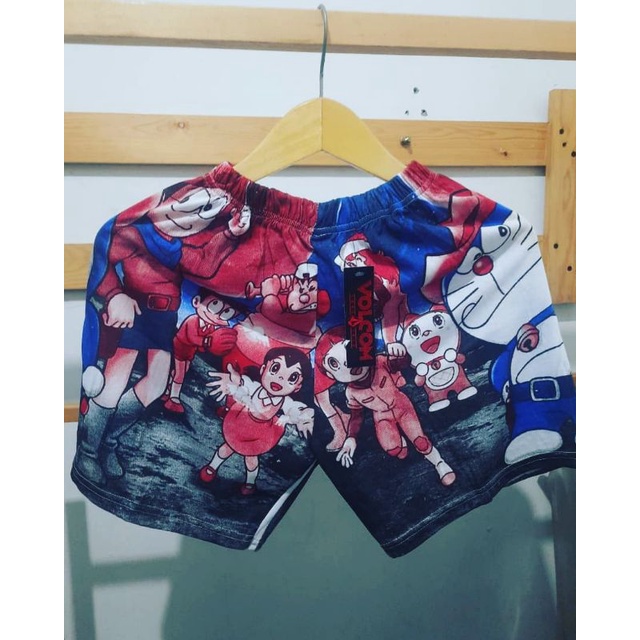 celana boxer pria dewasa motif doraemon