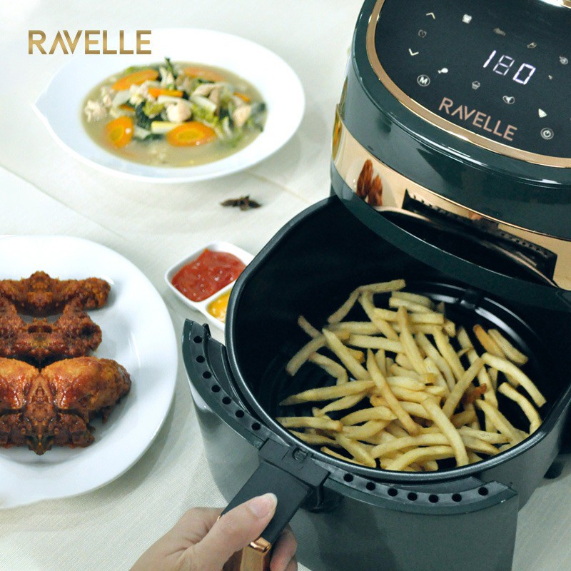 RAVELLE Digital Air Fryer 3.5 Liter Airfryer - Gratis Ongkir Sameday