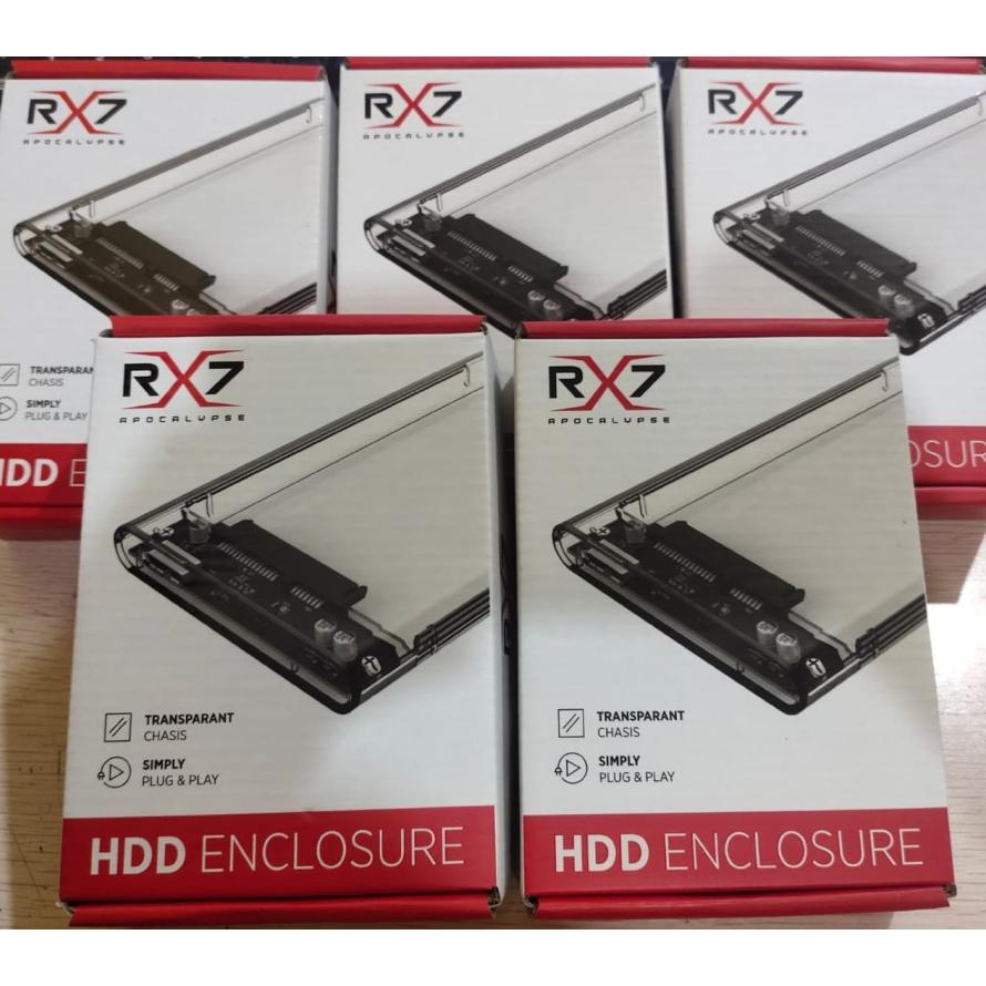 Casing Hardisk External Case 2.5" Usb 2.0 Hdd Enclosure Rx7