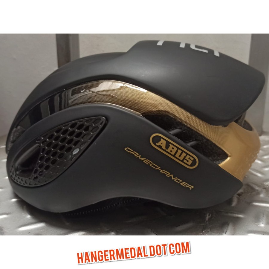 ABUS replica Aero Helmet GameChanger helm road bike GOLD Silver - BLACK GOLD