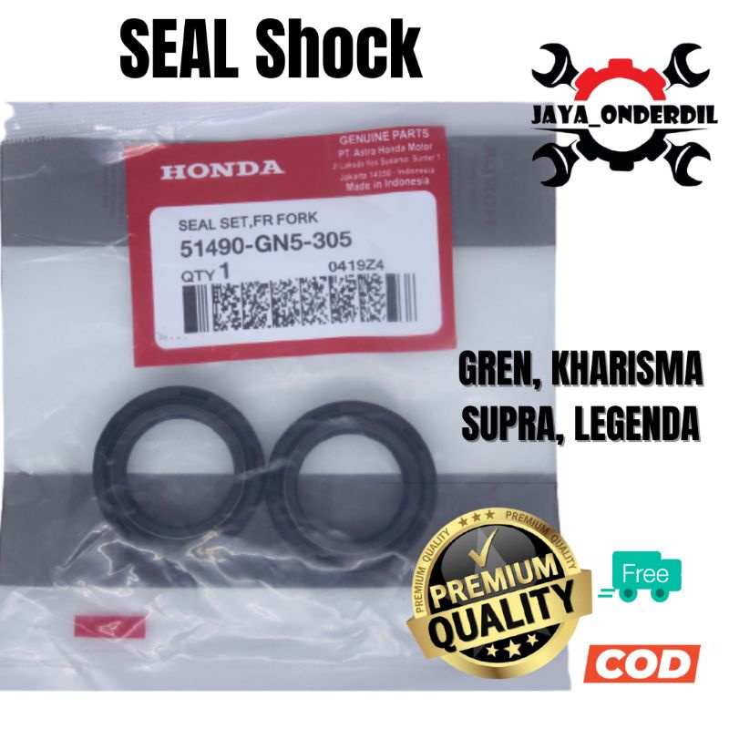 Jual Seal Shock Depan Sil Inner Tube Honda Supra Grand Gn Shopee Indonesia