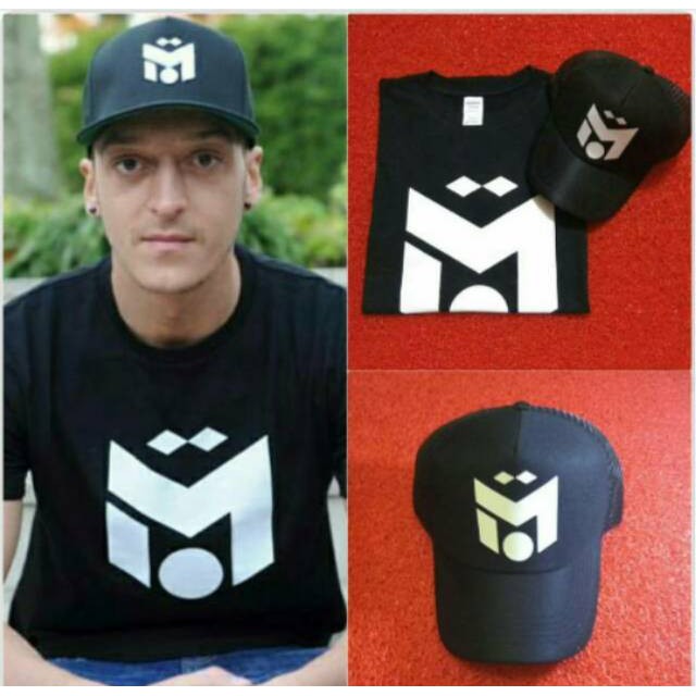 Kaos LOGO OZIL + TOPI LOGO OZIL = BAJU MESUT OZIL