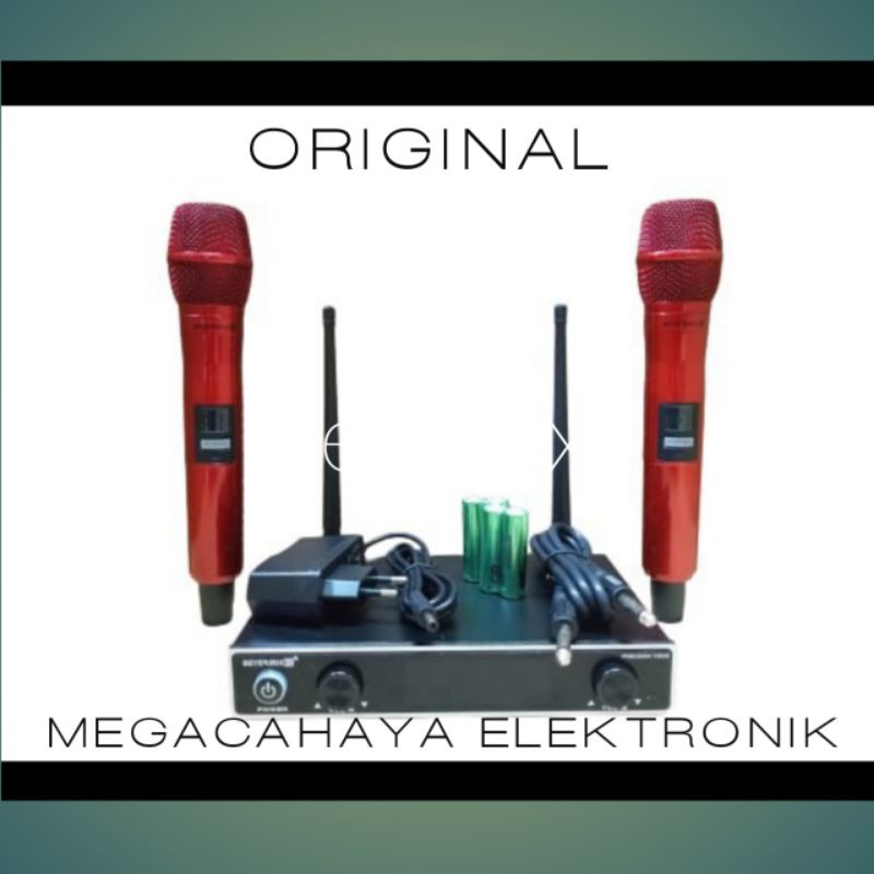 MIC WIRELESS BEYERMIC  MICROPHONE AUDIO VOCAL KARAOKE SOUND SYSTEM