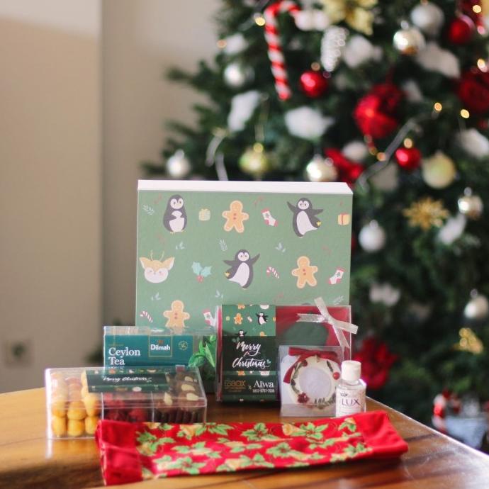 

HAMPERS PARCEL NATAL / KADO NATAL / CHRISTMAS BOX - LIGHT PACKAGE SCS543D3