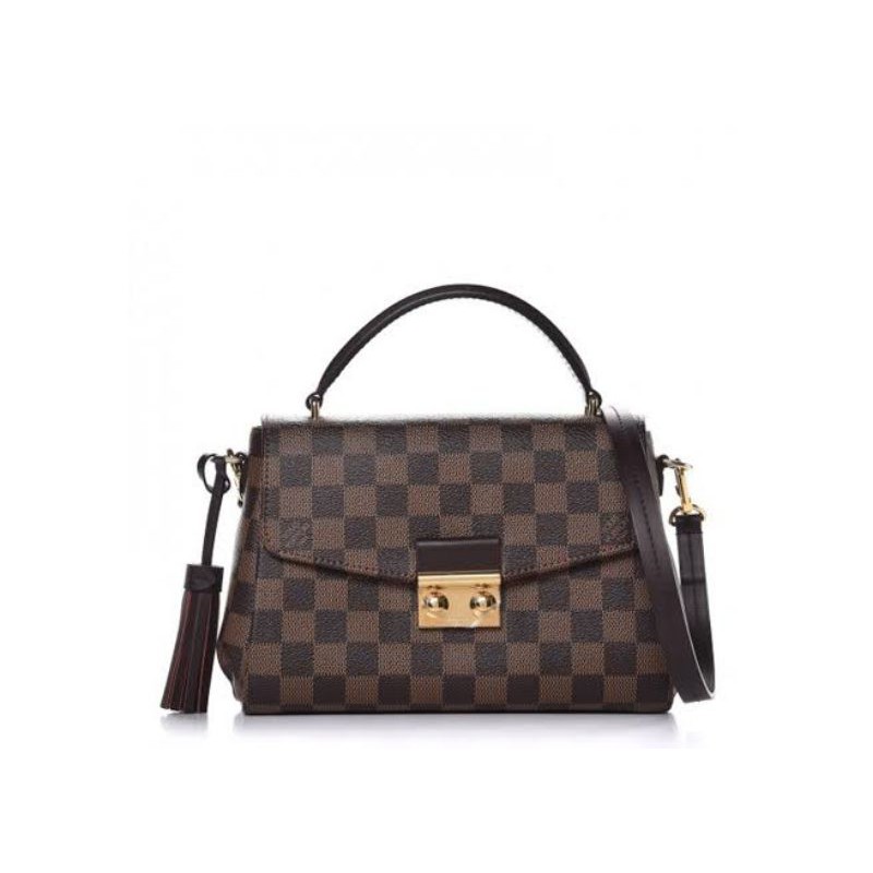 Tas LV Croisette damier ebene Brown
