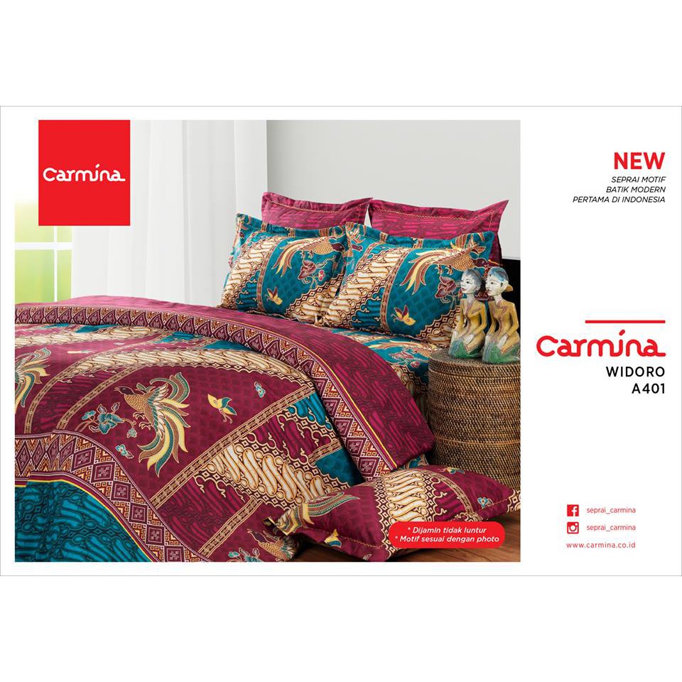 Sprei Batik Carmina Seri Widoro 180 x 200