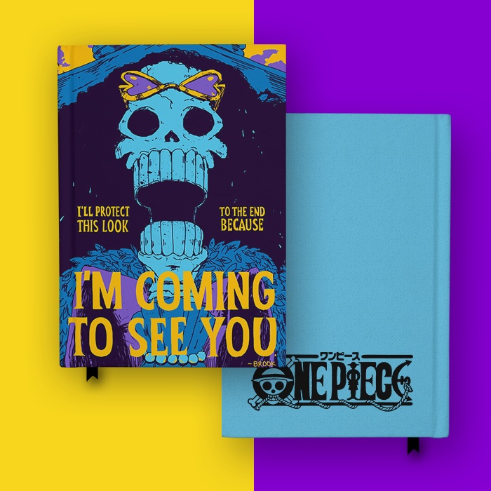 

Notebook Brook See You One Piece Anime Cosplay Buku Tulis Hardcover Agenda Jurnal Diary Custom