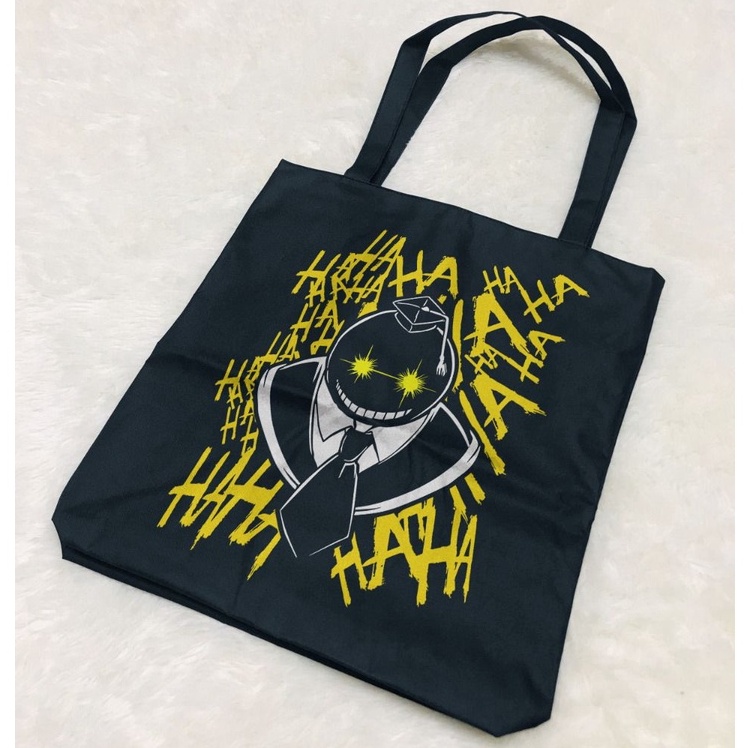 Totebag Koro sensei Anime Manga Premium Unisex Kudou X Metro