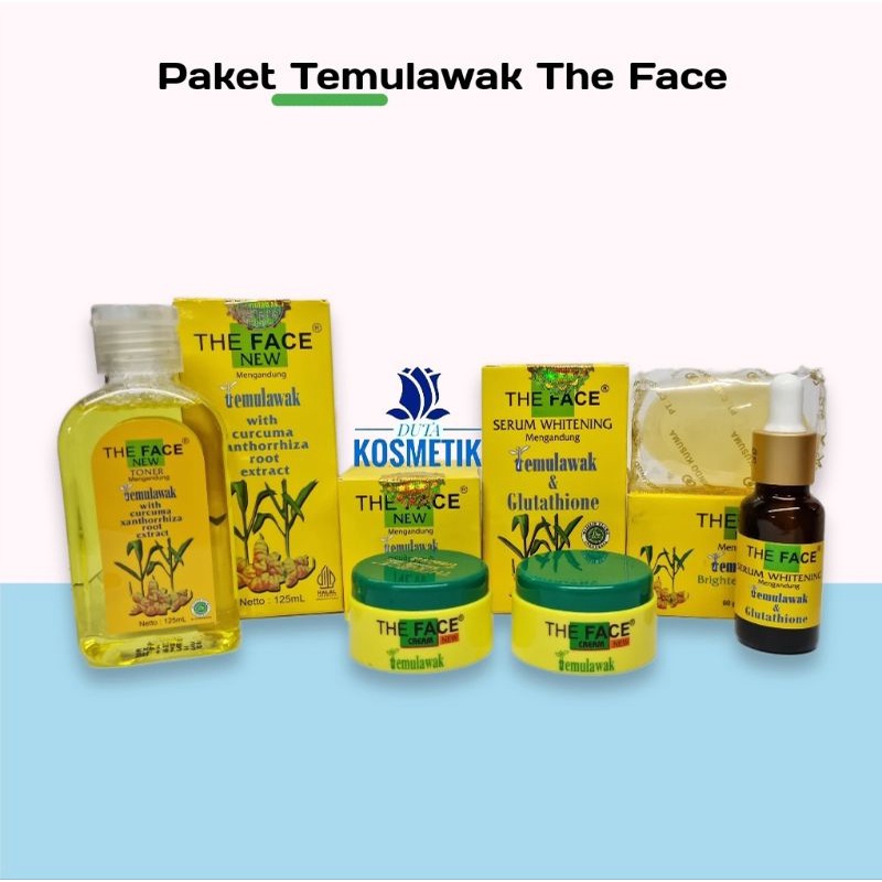 PAKET CREAM TEMULAWAK THE FACE BPOM