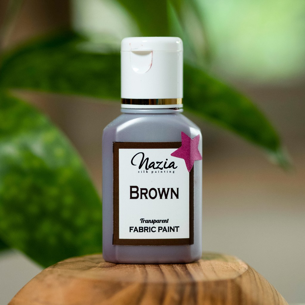 

Cat Kain Tekstil Premium Brown Nazia Fabric Paint (Cat Textile)