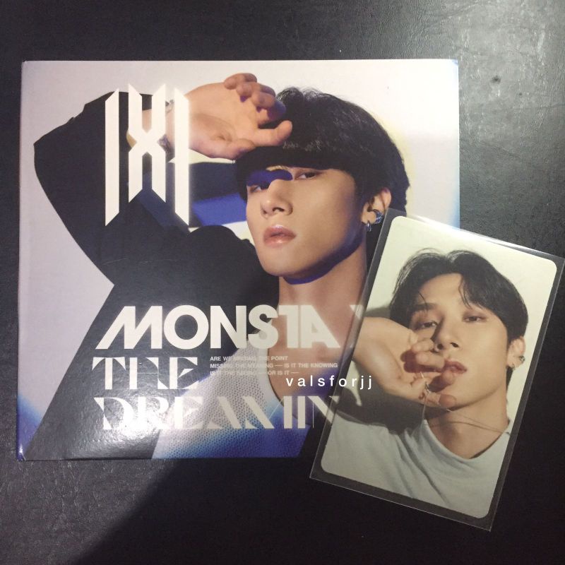 (booked) album the dreaming monsta x standard ver cover changkyun im album us pc photocard