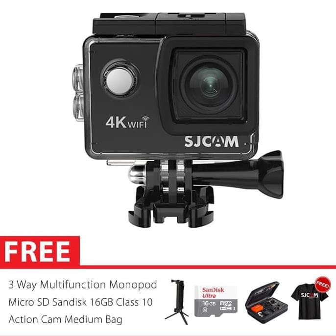 SJCAM SJ4000 Air 4K 16MP Action Kamera 3 Way Super 16GB