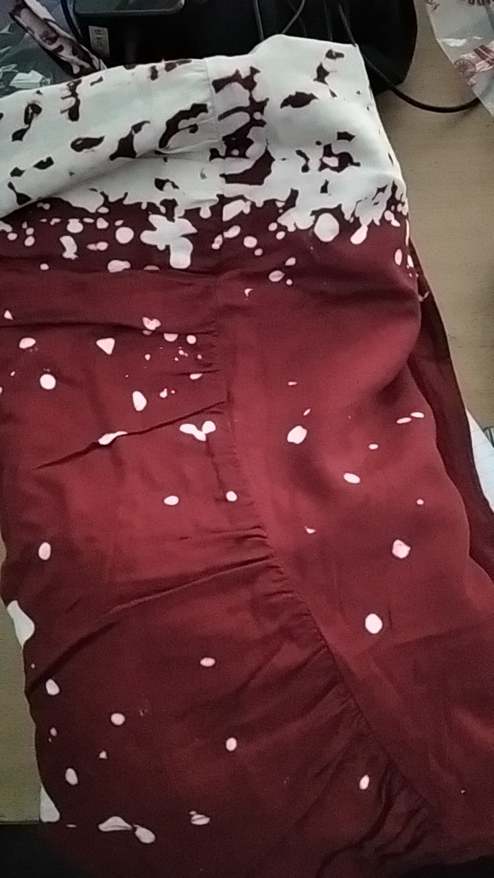 Gamis Twill Ori Rempel Abstrak Malam - Gtr Malaman Batik Kendil - Tuwil - Tuil - Daster Busui