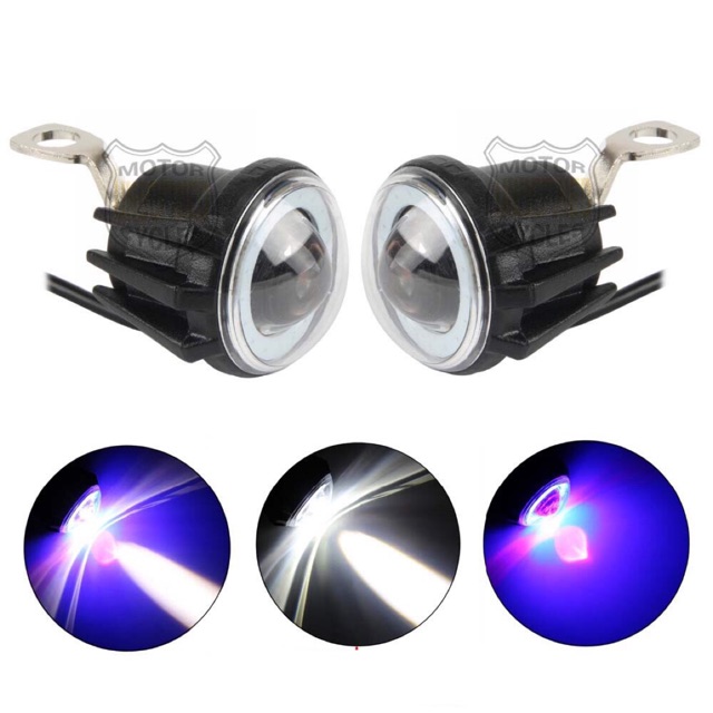 Lampu Tembak Lampu Kabut Lampu Sorot Mini Projector Lampu Tembak Spion Angel Eyes R122