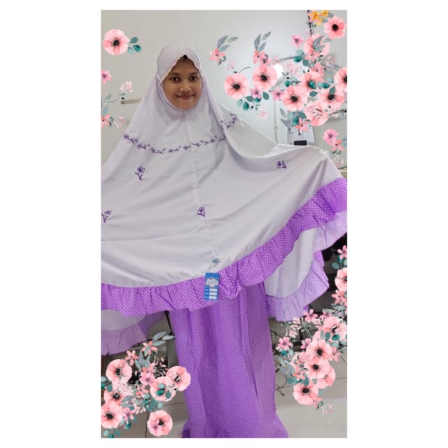 SANTRI/SANTRIWATI/PONDOK/PESANTREN NC GONTOR- Mukena Asma C01