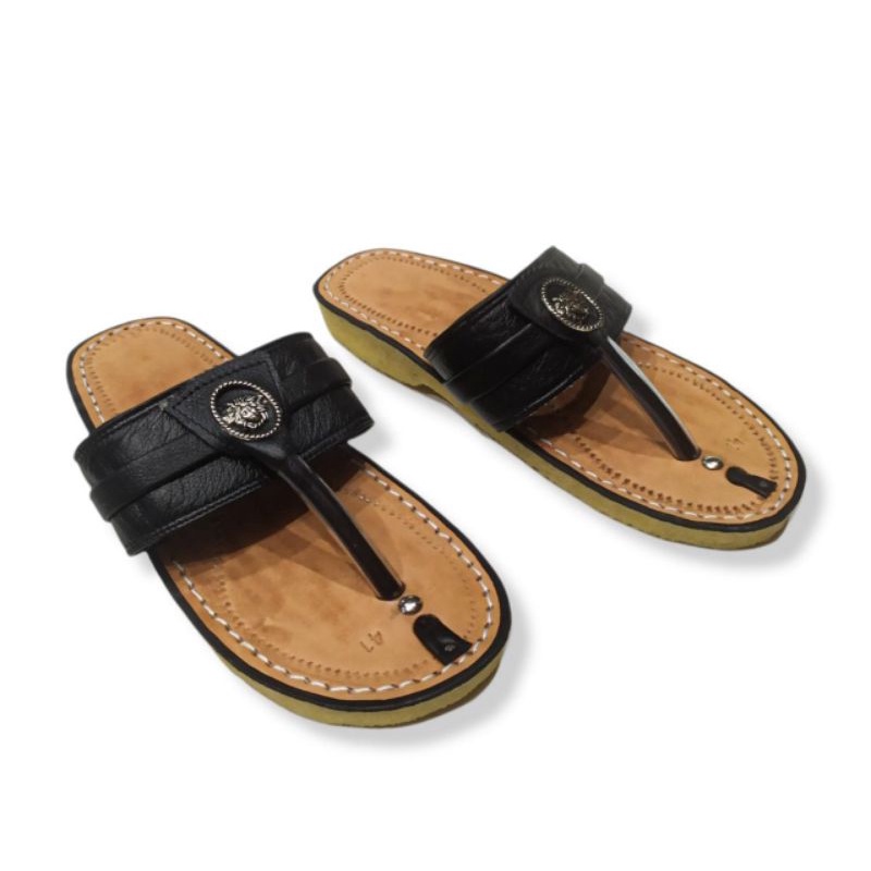 tarumpah sandal kulit pria asli sukaregang garut model capit