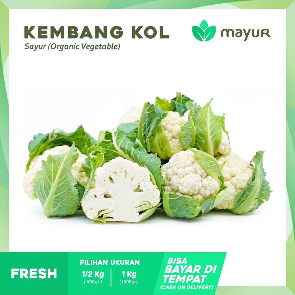 

Kembang Kol ( 250gr | 500gr | 1 kg )