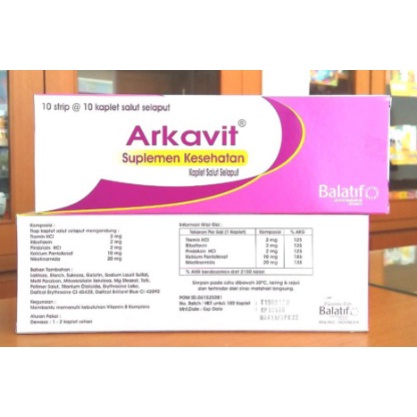 Arkavit Arcavit Box 100 Tablet