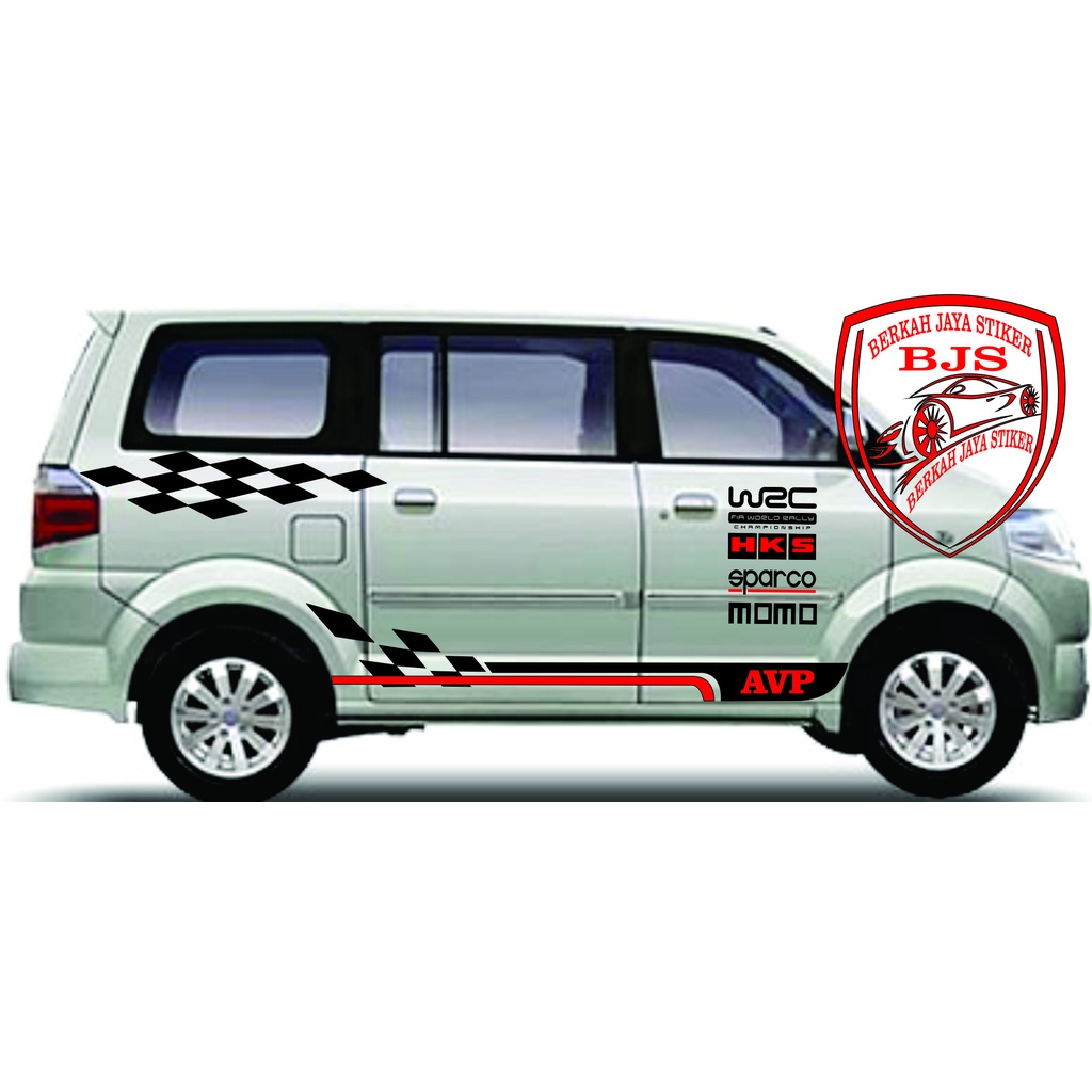 Stiker mobil suzuki apv terbaru terlaris stiker cutting mobil carry keren stiker mobil apv cutting s