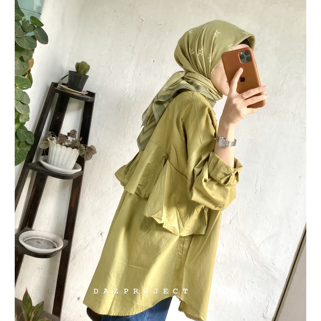 Ruffleback Rami Shirt Polos by DAZPROJECT