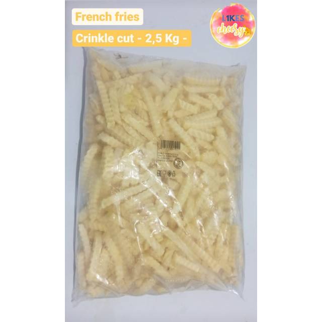 

FRENCH FRIES crincle cut 2,5 kg