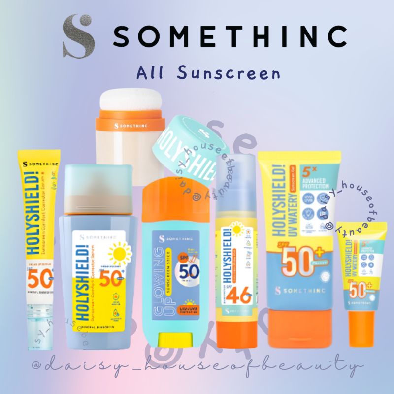 Somethinc All Sunscreen (Comfort Corrector Serum Sun, Sunstick, Sun Shake, UV Watery, Powder Sun)