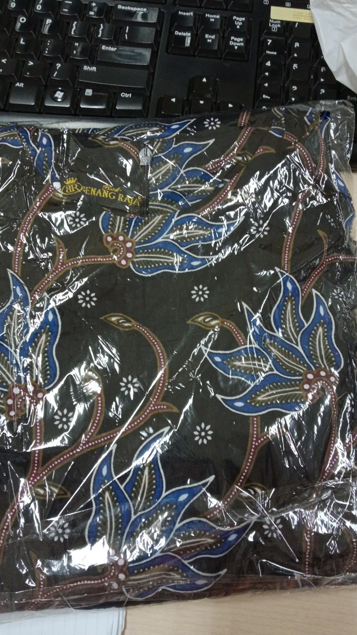 Benang Raja Tunik Batik Wanita Lengan Panjang Ukuran M L Xl