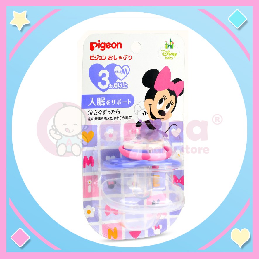 Pigeon Silicone Pacifier Minnie Size M | Dot Bayi ASOKA