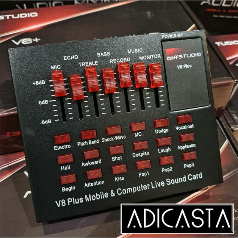 Live Soundcard TaffStudio V8 Plus Original