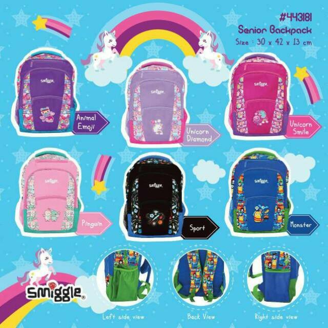 TAS SEKOLAH SMIGGLE - TAS RANSEL BACKPACK SMIGGLE - TAS ANAK SMIGGLE