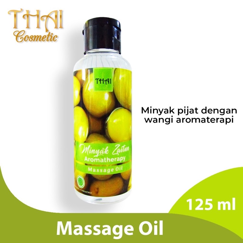 BISA COD - THAI Massage Oil Aromatherapy Olive Oil 125ml - THAI MINYAK ZAITUN PIJAK