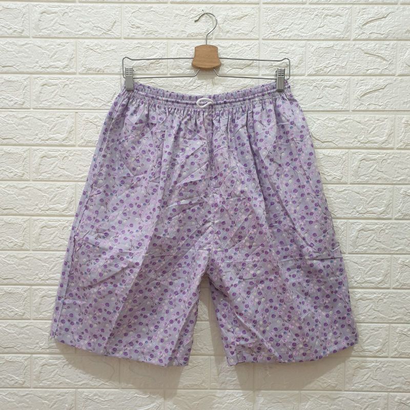 Tidyshop Celana pendek jumbo celana kolor celana tidur katun jepang