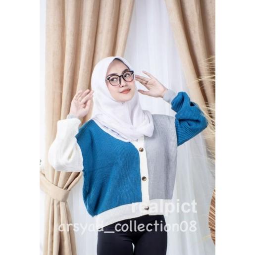 Cardigan Rajut Twist | Outwear Knit Mix Arsyad_Collection08