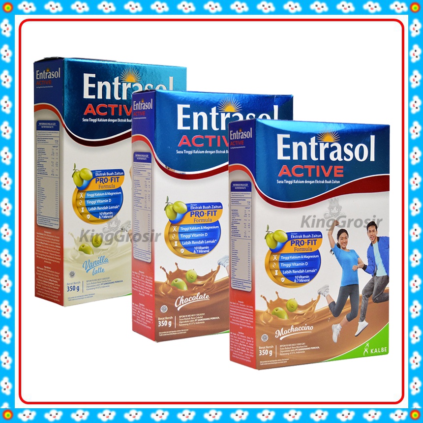 

Entrasol Active Susu Untuk Tulang 340gr / Susu Bubuk Untuk Dewasa