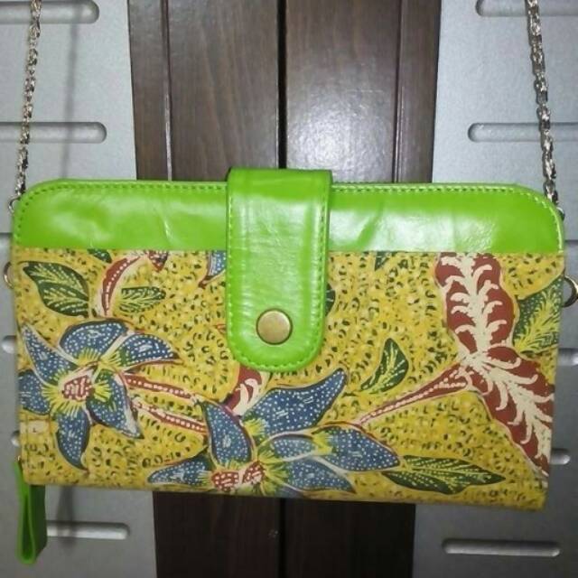 Dompet HPO / Dompet Batik Tulis / Dompet Kulit /Dompet Etnik / Batik Tulis 3N / Dompet Wanita