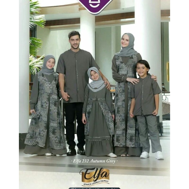 KAHFI 195 AUTUMN GREY|| SARIMBIT ELFA 232