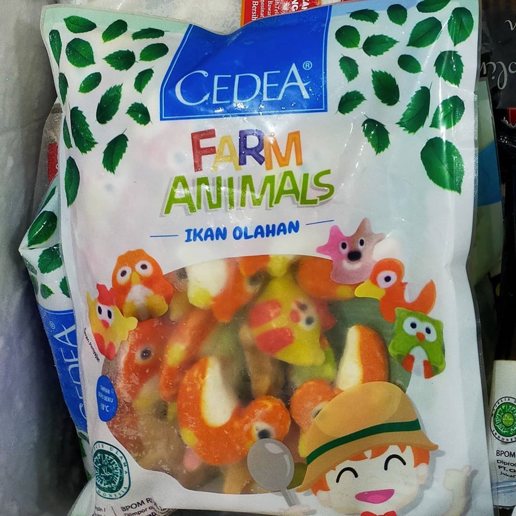 

Ikan Olahan Cedea Farm Animal 500gr isi 50 Frozen Food Murah Surabaya