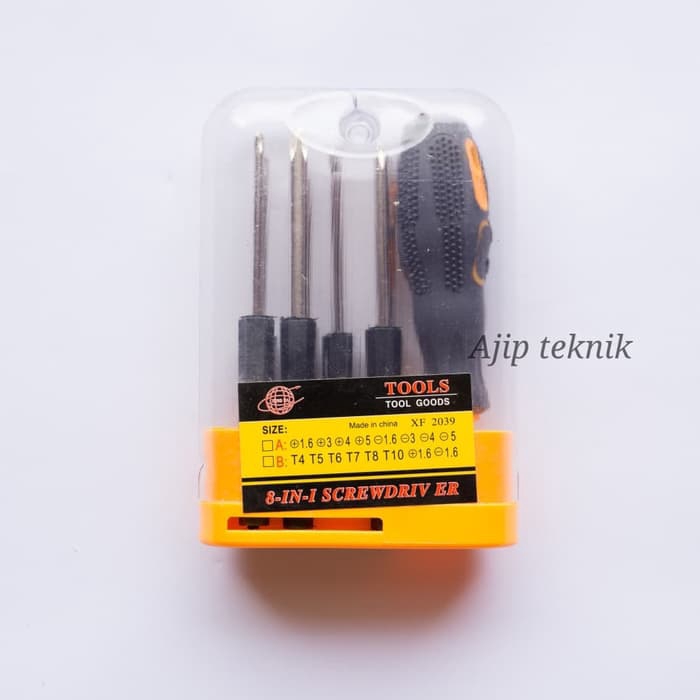 Obeng Set mini 8 in 1 XING FA