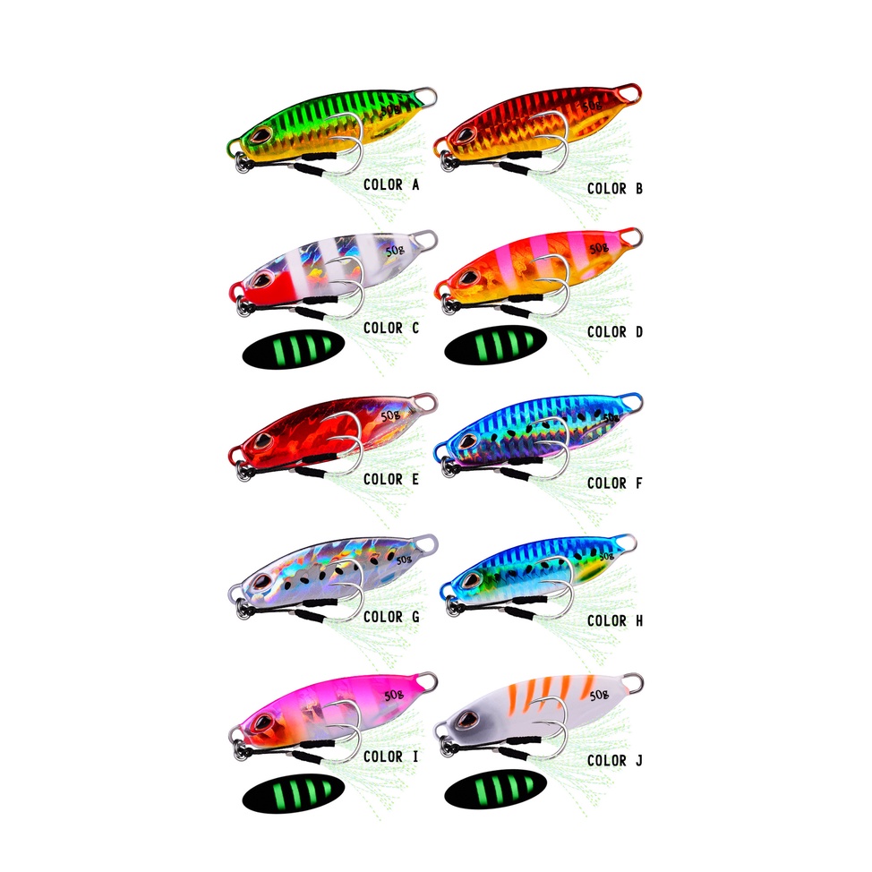 Umpan Pancing Dasaran Fishing Lure Metal Jig Ultralight jigging Casting Castjig Impor Merk Proberos Premium LF108