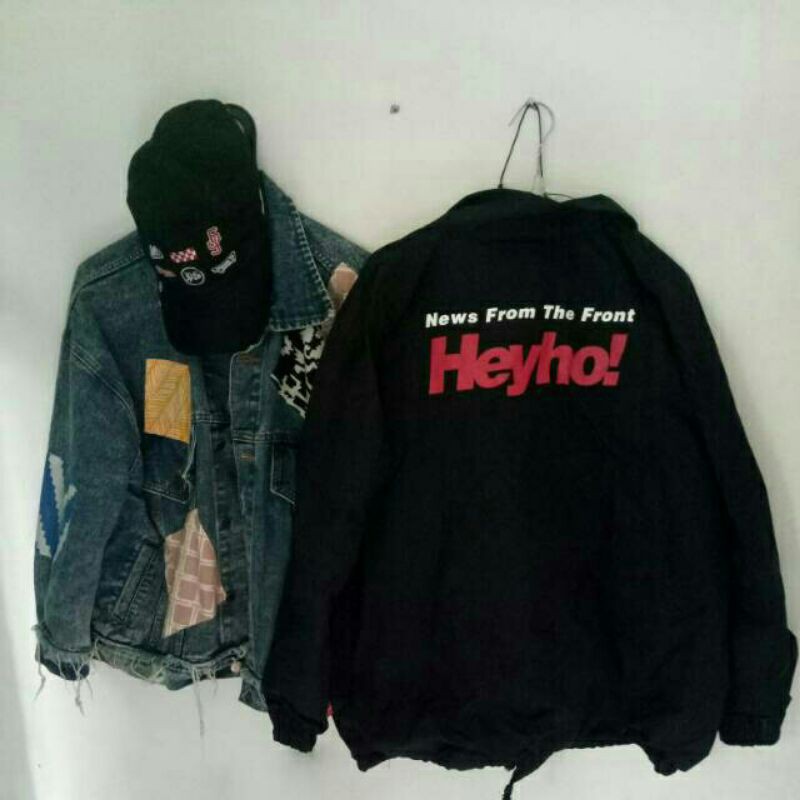 HEYHO COACH JACKET BLACK