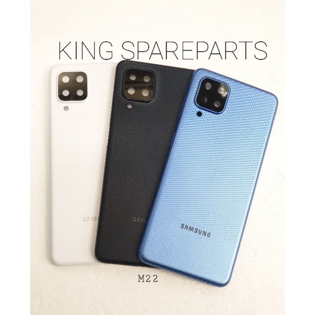 BACKDOOR BACKCOVER TUTUP BELAKANG CASING SAMSUNG GALAXY M22 M225F ORIGINAL