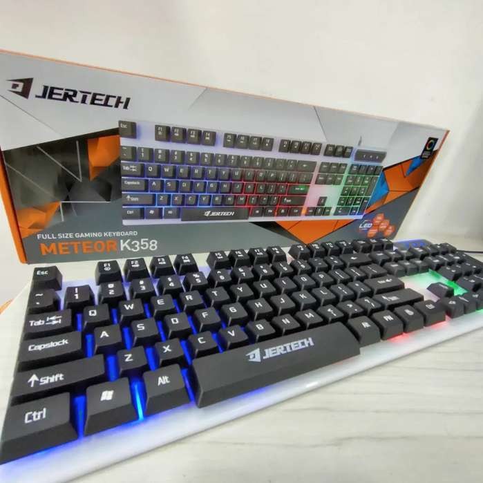 XOBOX - Keyboard Gaming K358 LED RGB Bachlight Support All Komputer/laptop