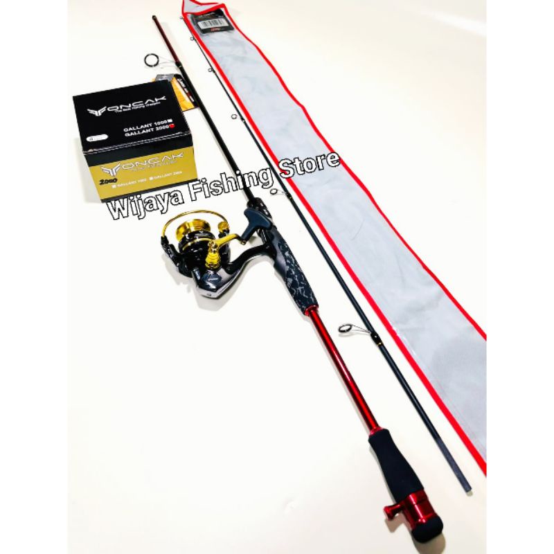 Set Joran Spinning Daido Athena Pro Series 180 dan Reel Oncak Gallant 1000 2000
