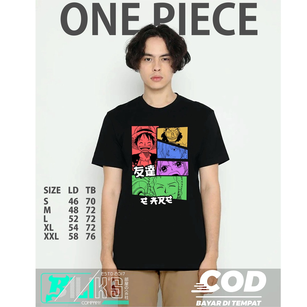 Kaos Anime Onepiece desain terbaru