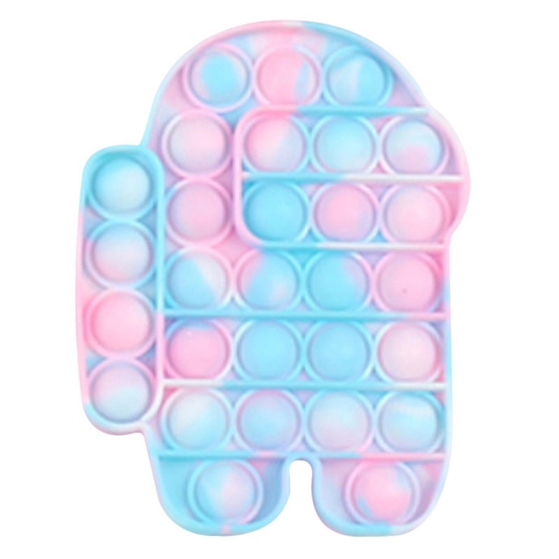 NEW POP IT/pop it fidget/viral/tiktok/mainan murah/mainan hits-Among Us Pink Blue