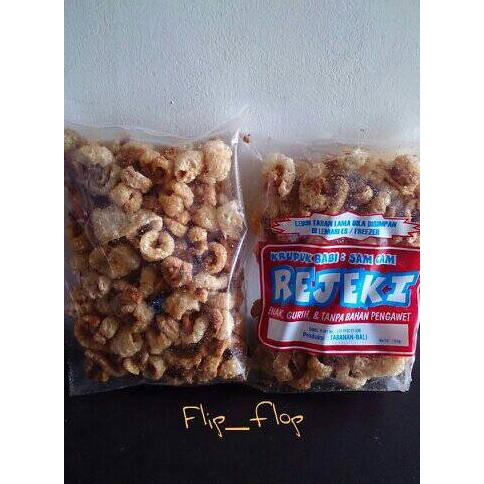 

Hot Promo!! Kerupuk Sam Cam Babi 'REJEKI' (200 gram), Asli dari Bali (Non-Halal)