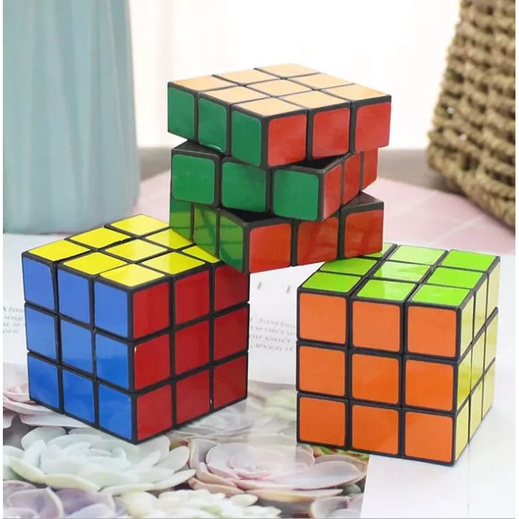 AZ MAINAN RUBIK 3x3 / RUBIK KUBUS FULL COLOR / MAINAN MAGIC CUBE