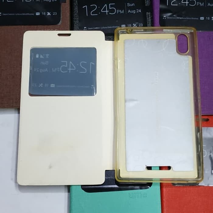 SONY XPERIA T3 / D5103 sarung flip cover ume/ sarung model buku