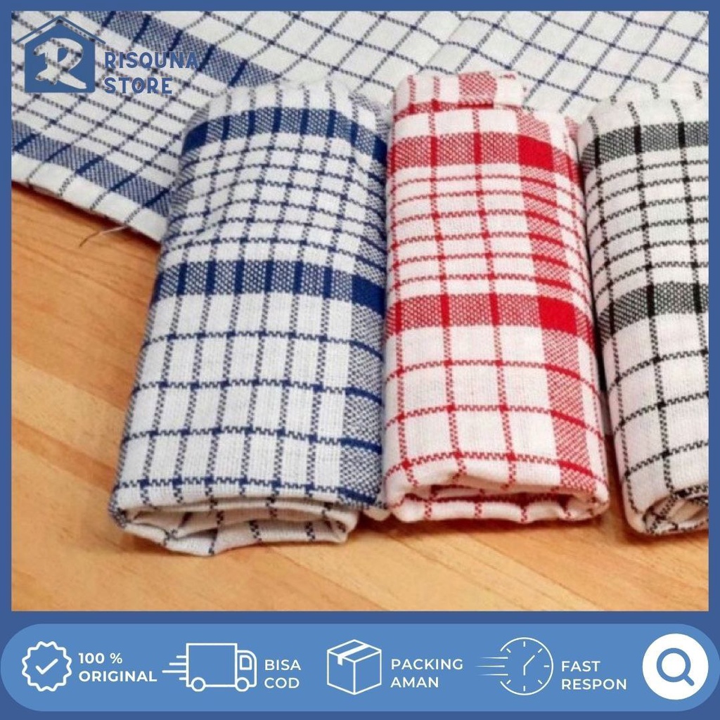 PROMO KAIN SERBET DAPUR - KAIN LAP SERBET TEBAL - KAIN SERBET DAPUR TERMUAH - LAP PIRING - LAP DAPUR