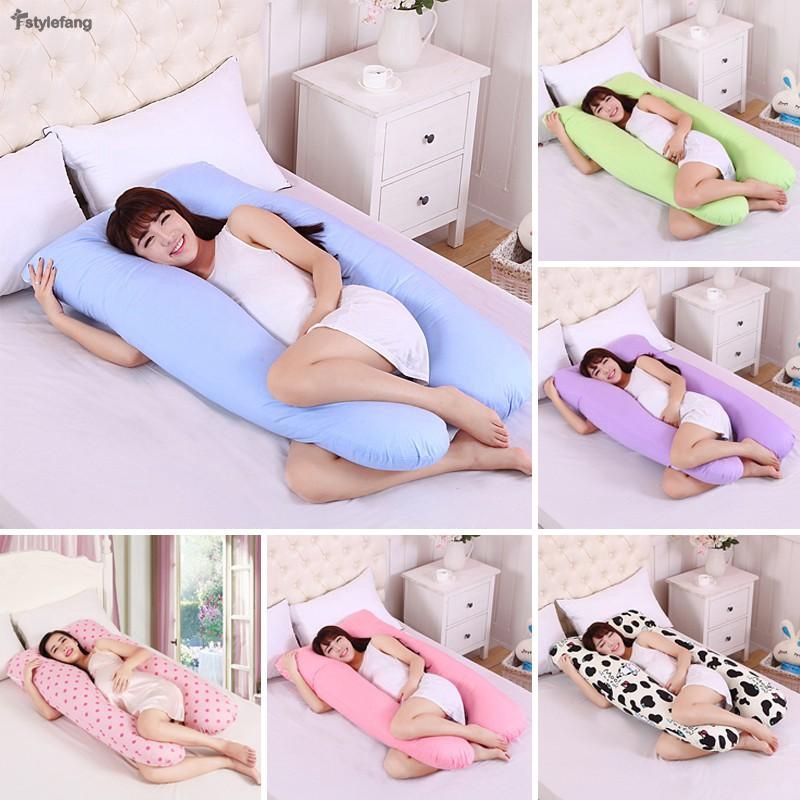 Pregnant Women Maternity Body Pillow Case U Shape Printing